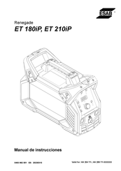 ESAB Renegade ET 210iP Advanced Manual De Instrucciones