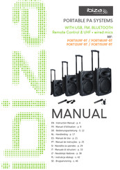 Ibiza Sound PORT8UHF-BT Manual De Uso