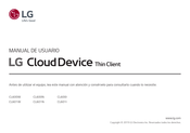 LG Cloud Device CL600W-1C.AEUQ Manual De Usuario