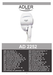 Adler europe AD 2252 Manual De Uso