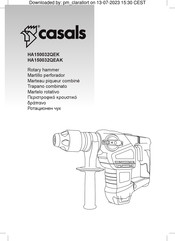 Casals HA150032QEAK Manual Del Usuario