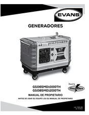 Evans GS085MD1200TH Manual Del Propietário