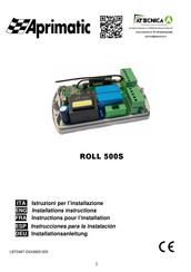 Aprimatic ROLL 500S Instrucciones Para La Instalación
