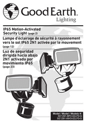 Good Earth Lighting SE1291-BP2-02LF0-G Manual De Instrucciones