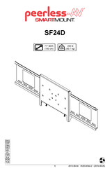 peerless-AV SMART MOUNT SF24D Instrucciones De Montaje