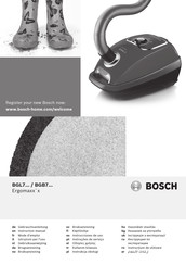 Bosch Ergomaxx'x BGB7 Serie Instrucciones De Uso