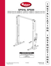 Rotary SPO20 Manual De Instrucciones