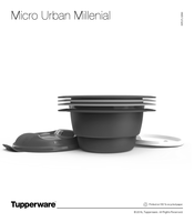 Tupperware Micro Urban Millenial Manual De Instrucciones