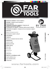 Far Tools BV 2400 Traduccion Del Manual De Instrucciones Originale