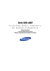 Samsung SGH-a887 Serie Manual Del Usuario