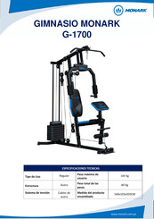 Monark G-1700 Manual Del Usuario