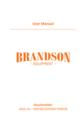 Brandson Equipment 20200827NB038 Manual Del Usuario