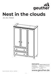 Geuther Nest in the clouds 1155S3 Instrucciones De Montaje