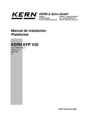 KERN&SOHN TKFP 60V20M-A Manual De Instalación