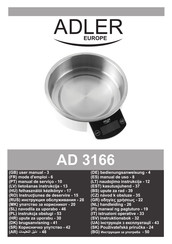 Adler europe AD 3166 Manual De Uso