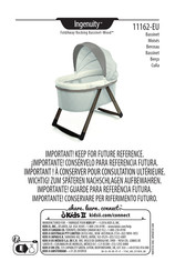 Kids II Ingenuity FoldAway Rocking Bassinet-Wood 11162-EU Manual Del Usuario