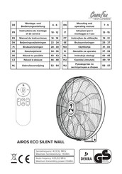 CasaFan AIROS ECO SILENT Manual De Instrucciones