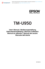 Epson TM-U950 Manual Del Usuario