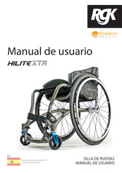 Sunrise Medical rgk Hilite XTR Manual De Usuario