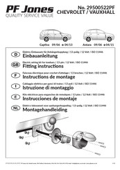 PF Jones 29500522PF Instrucciones De Montaje