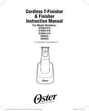 Oster PROFESSIONAL 076059-910 Manual De Instrucciones