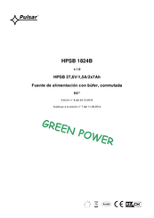 Pulsar GREEN POWER plus HPSBOC 1824B Manual Del Usuario