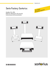 Sartorius Factory Serie Instrucciones De Funcionamiento