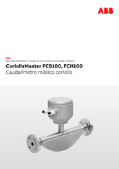 ABB CoriolisMaster FCH100 Manual Del Usuario
