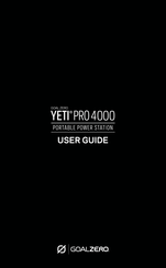 GOAL ZERO YETI PRO 4000 Guia Del Usuario