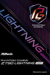 ASROCK PHANTOM GAMING Z790 LIGHTING WiFi Manual De Usuario