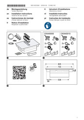 Gaggenau CV482105 Instrucciones De Montaje