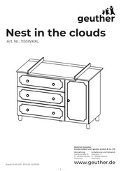 Geuther Nest in the clouds 1155WKXL Instrucciones De Montaje