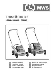 MWS MULCHMASTER HM46A Manual De Instrucciones