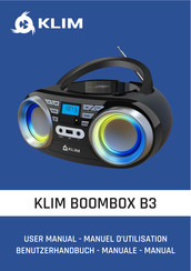 KLIM BOOMBOX B3 Manual