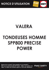 VALERA SPP800 Instrucciones De Empleo