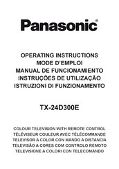 Panasonic TX-24D300E Manual De Funcionamiento