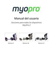 myomo MyoPro 2 Motion E Manual Del Usuario