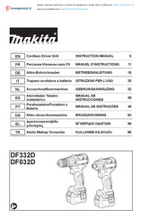 Makita DF032DSAJ Manual De Instrucciones