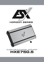 ESX HORIZON HXE750.5 Manual De Uso