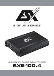 ESX SIGNUM SXE100.4 Manual De Uso