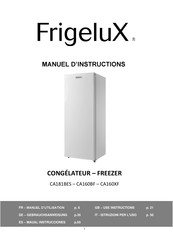 Frigelux CA160XF Manual De Instrucciones