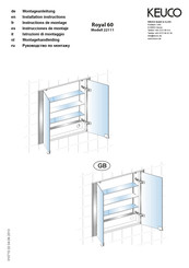 KEUCO ROYAL 60 Instrucciones De Montaje