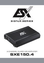 ESX SIGNUM SXE150.4 Manual De Uso