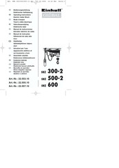 Einhell Global SHZ 600 Manual De Instrucciones