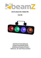 Beamz LED DJ Bank BX 4 RGBA IRC Manual De Instrucciones
