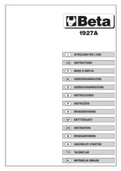 Beta 1927A Instrucciones