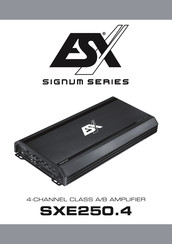 ESX SIGNUM SXE250.4 Manual De Uso