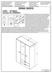 Forma Ideale DENIS 3K2FO UP 00621 Instrucciones De Montaje