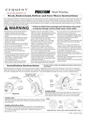 FULTON KX1051 Manual De Instrucciones