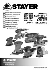 stayer LH227E Manual De Instrucciones